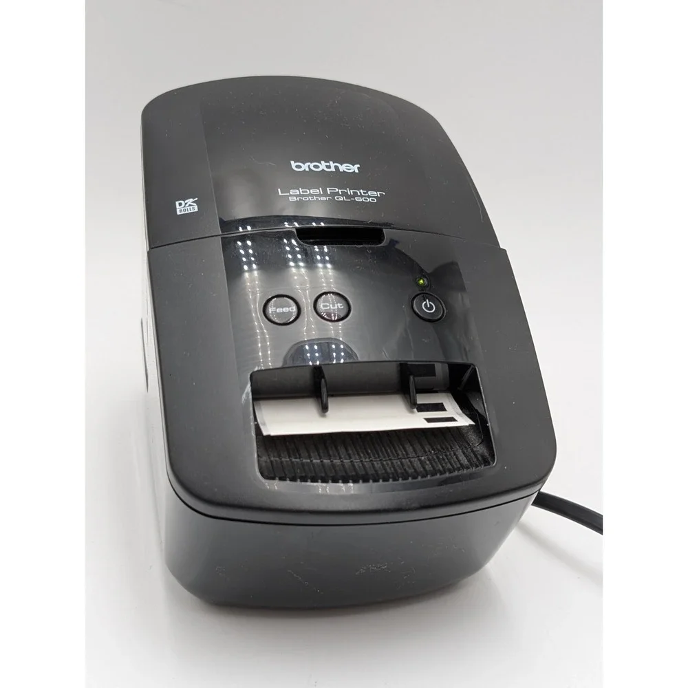 Brother - QL-600 Economic Desktop Label Printer - Black